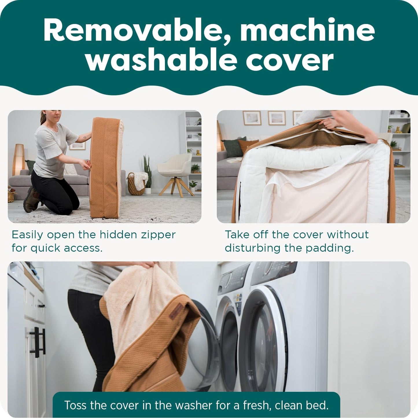 Orthopedic, Cooling Gel, and Memory Foam Pet Beds for Small, Medium, and Large Dogs and Cats - Luxe Perfect Comfort Sofa Dog Bed, Performance Linen Sofa Dog Bed, and More